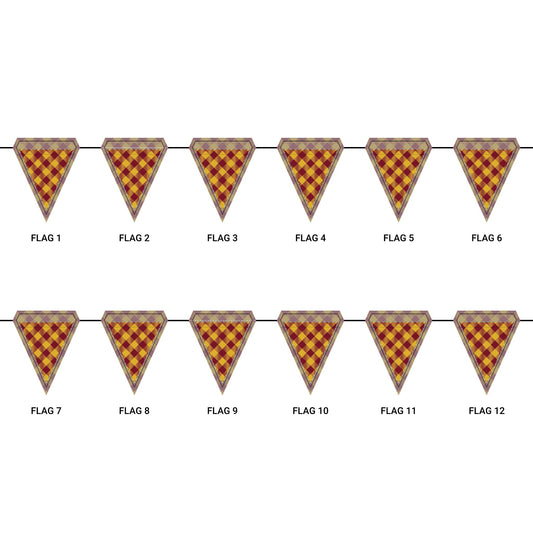 Flag Garland | Los Angeles, California | Gingham