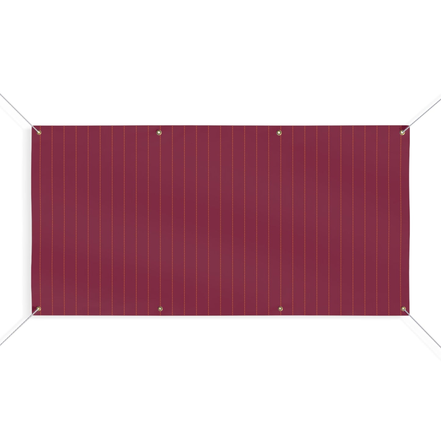 Banner | Maroon & Orange | Pinstripe