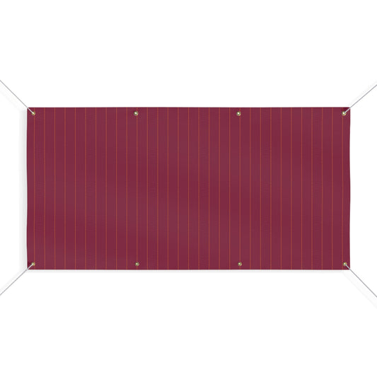 Banner | Maroon & Orange | Pinstripe