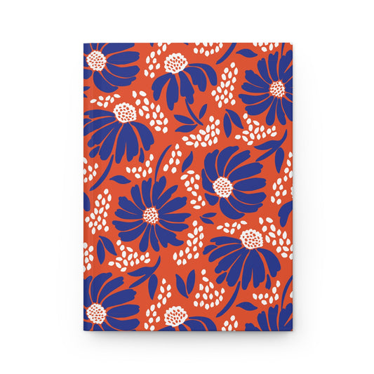 Hardcover Journal | Bright Blue & Orange | Bellis