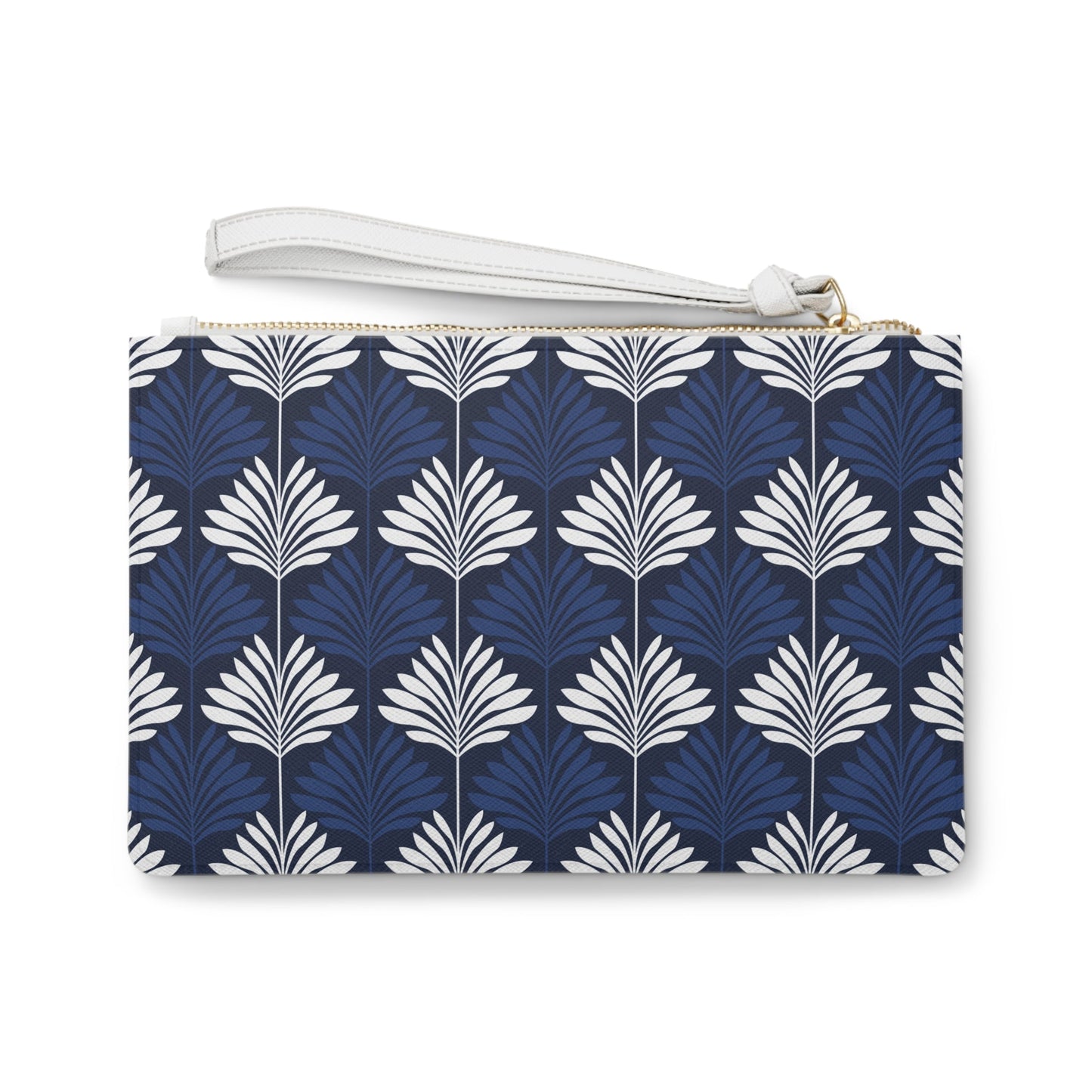 Clutch Bag | Navy & White | Deco