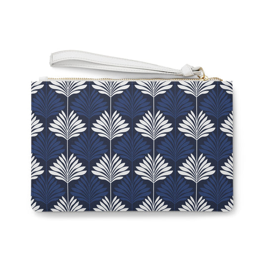 Clutch Bag | Navy & White | Deco