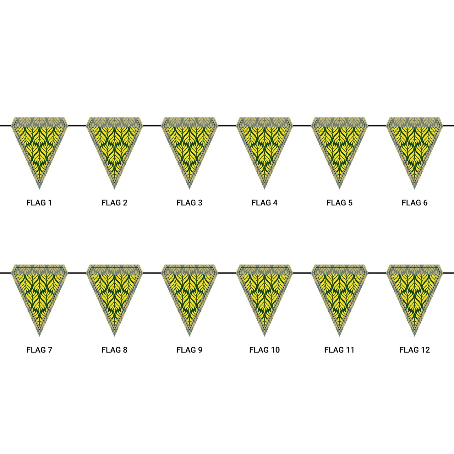 Flag Garland | Eugene, Oregon | Palm