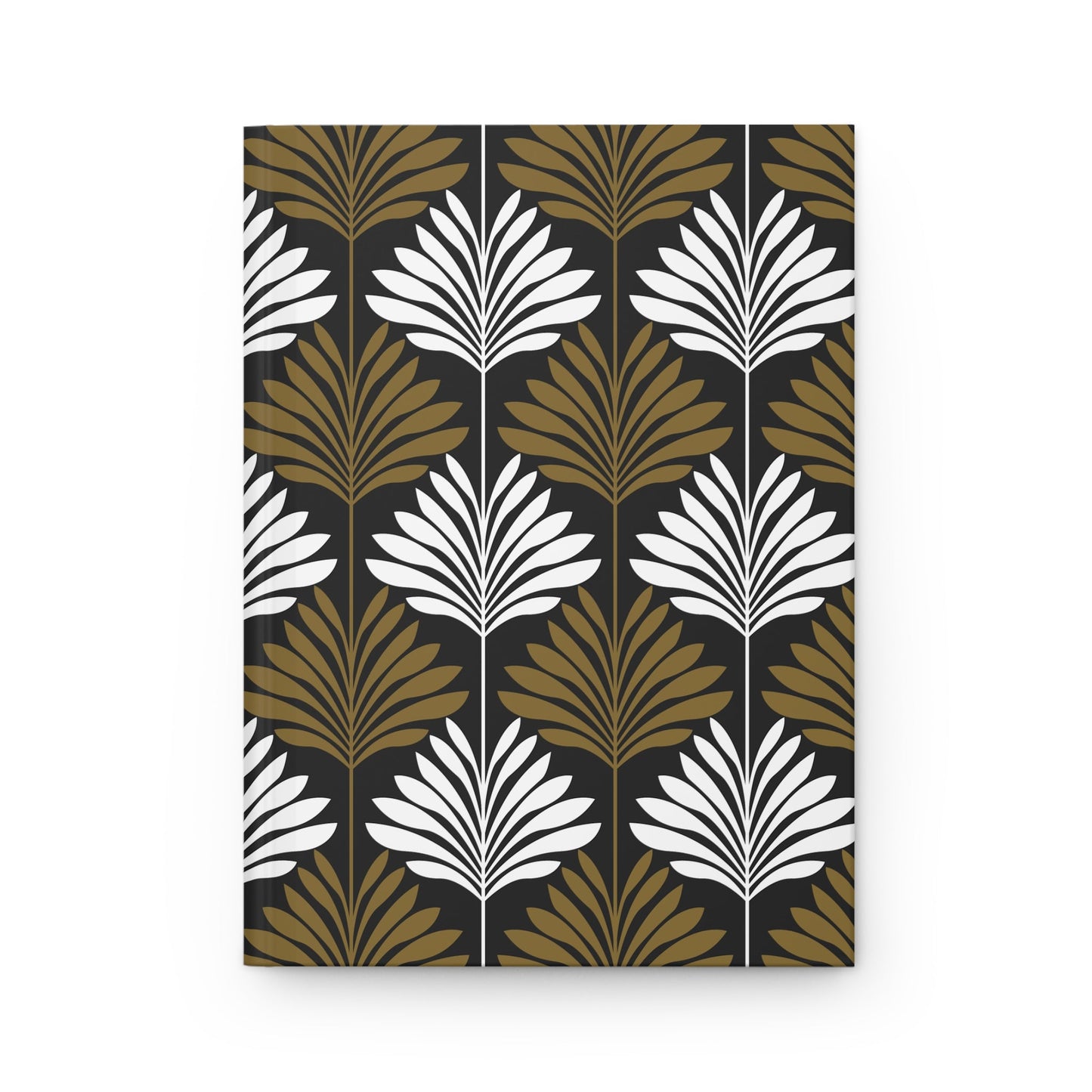 Hardcover Journal | Black & Gold | Deco