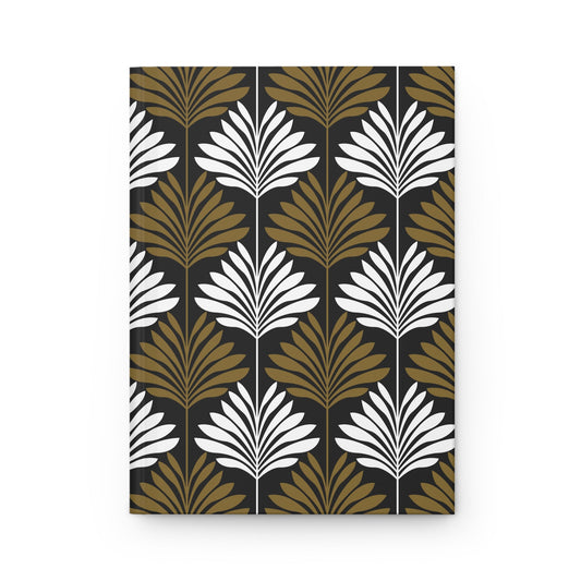 Hardcover Journal | Black & Gold | Deco