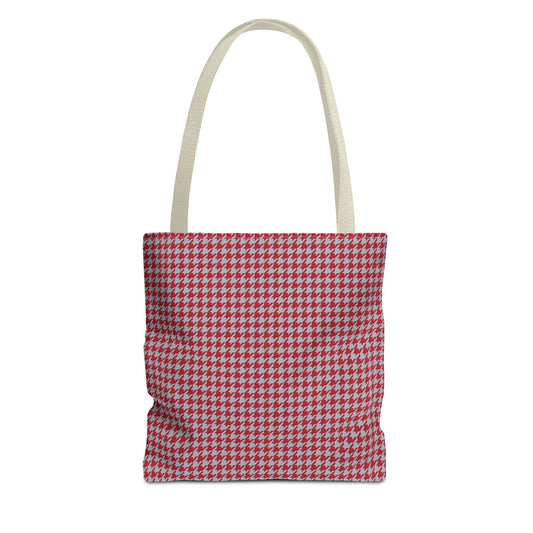 Totes | Red & Gray | Houndstooth