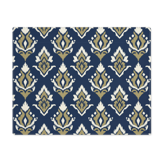 Placemat | Blue & Gold | Ikat