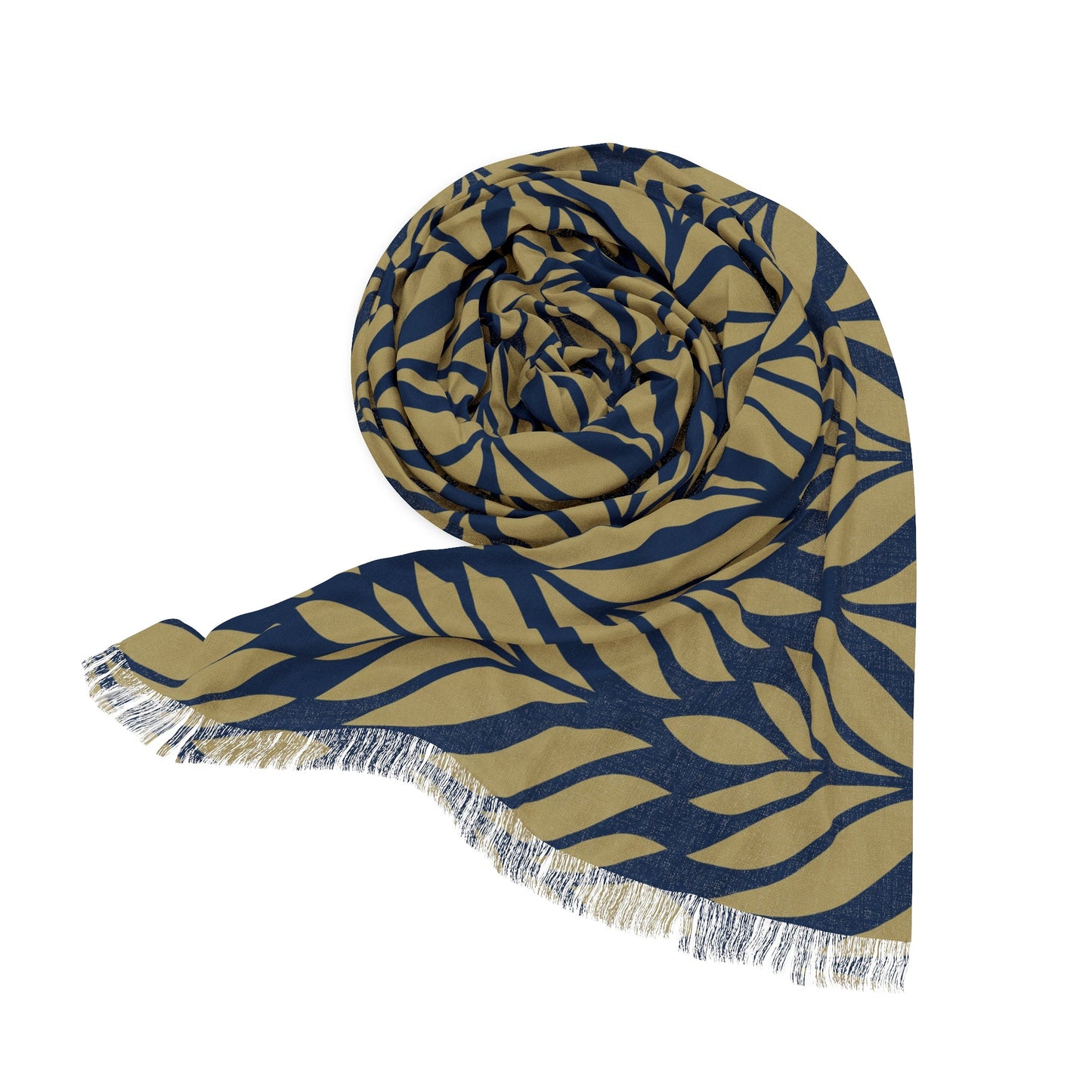 Scarf | Blue & Gold | Palm