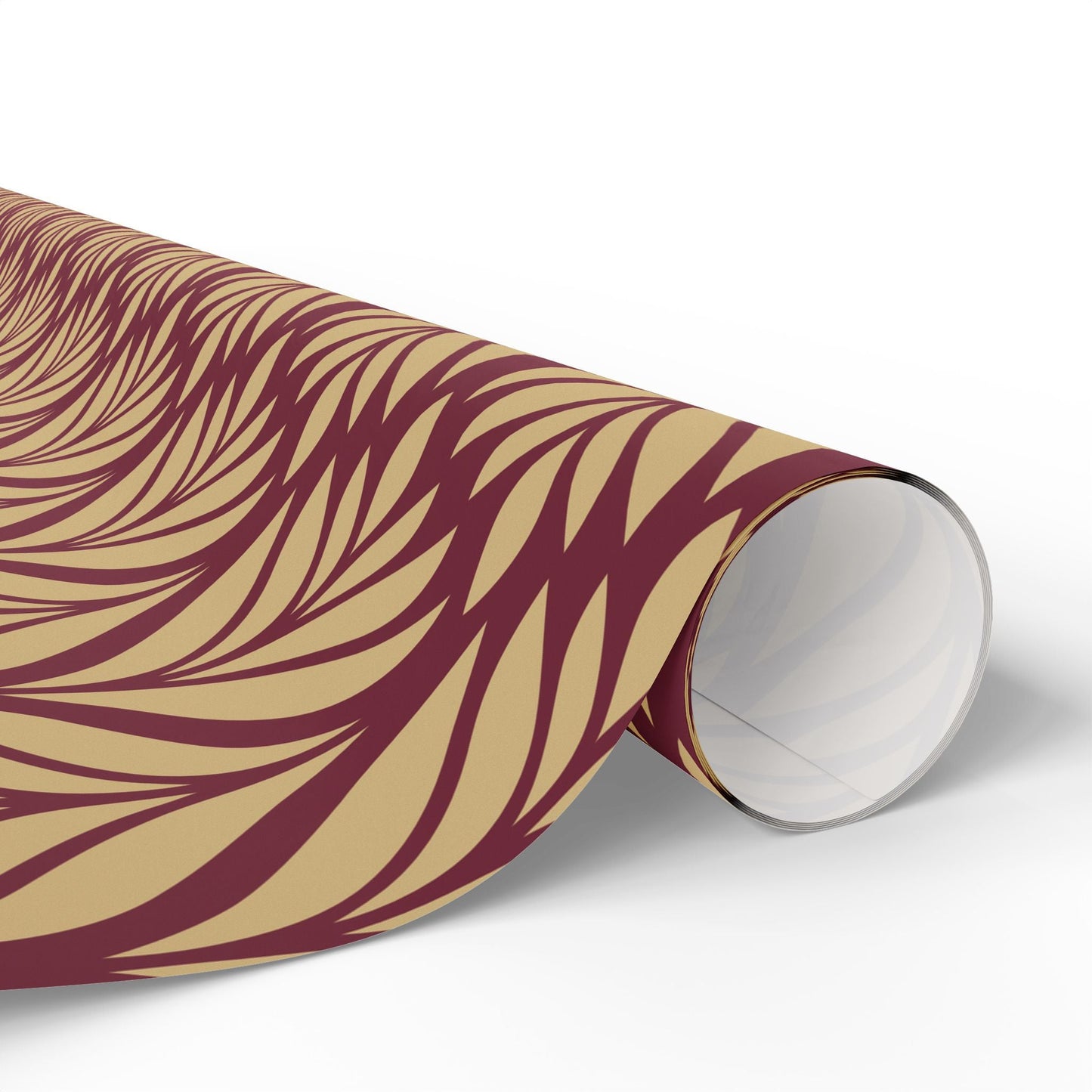 Gift Wrap | Maroon & Gold | Palm