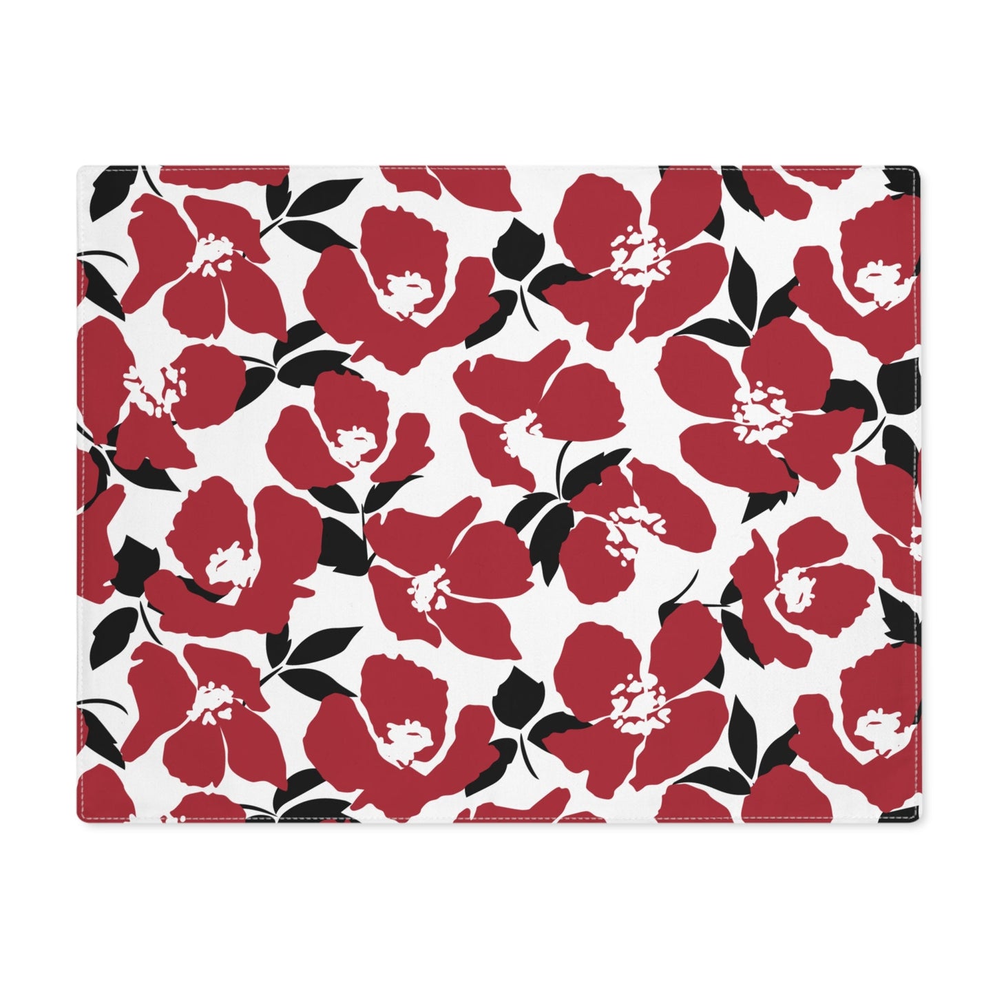 Placemat | Red & Black | Poppy