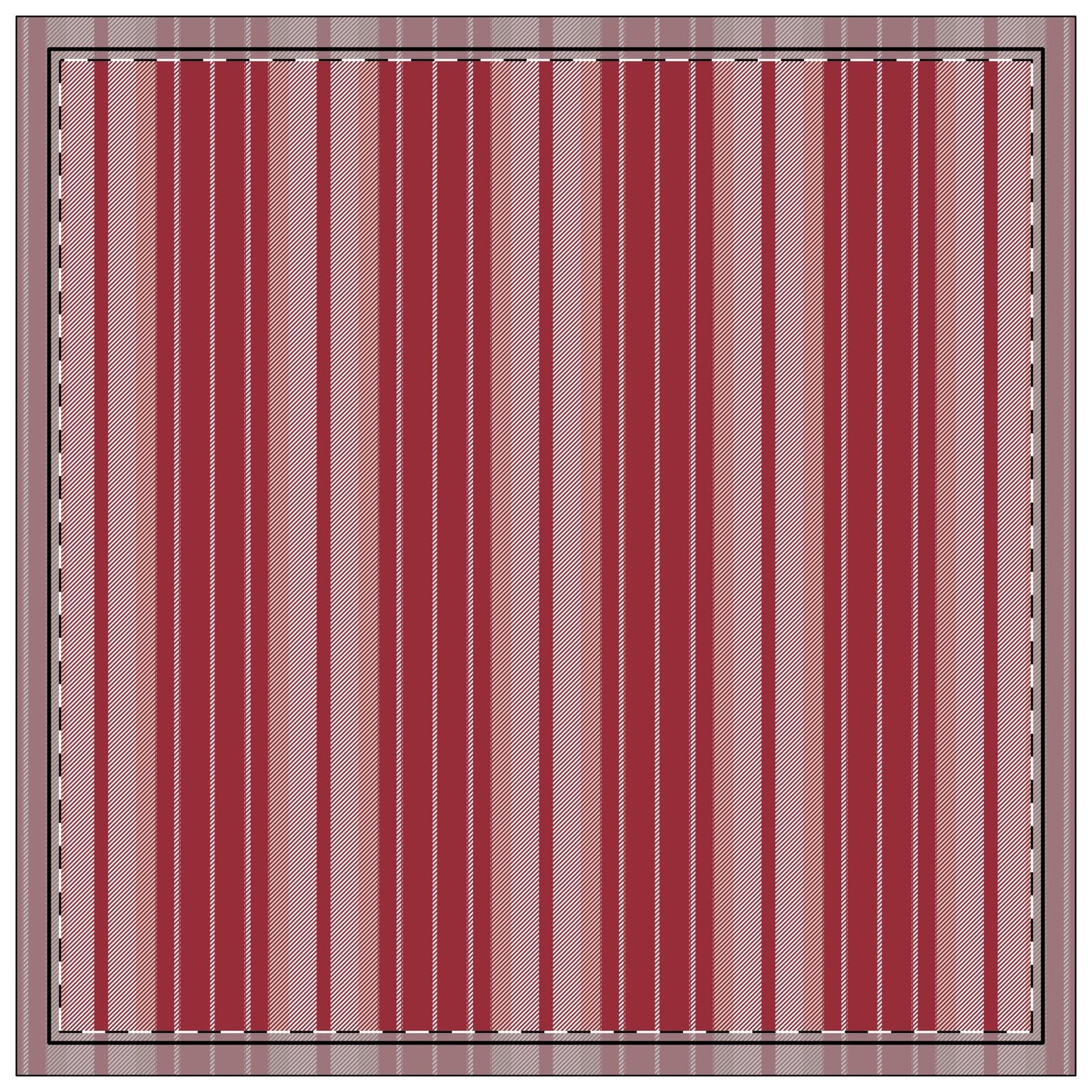 Napkins | Maroon & White | Stripe