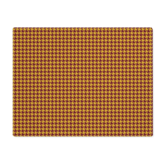 Placemat | Red & Yellow | Houndstooth