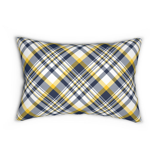 Pillow | Yellow & Blue | Tartan