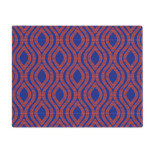 Placemat | Bright Blue & Orange | Ogee