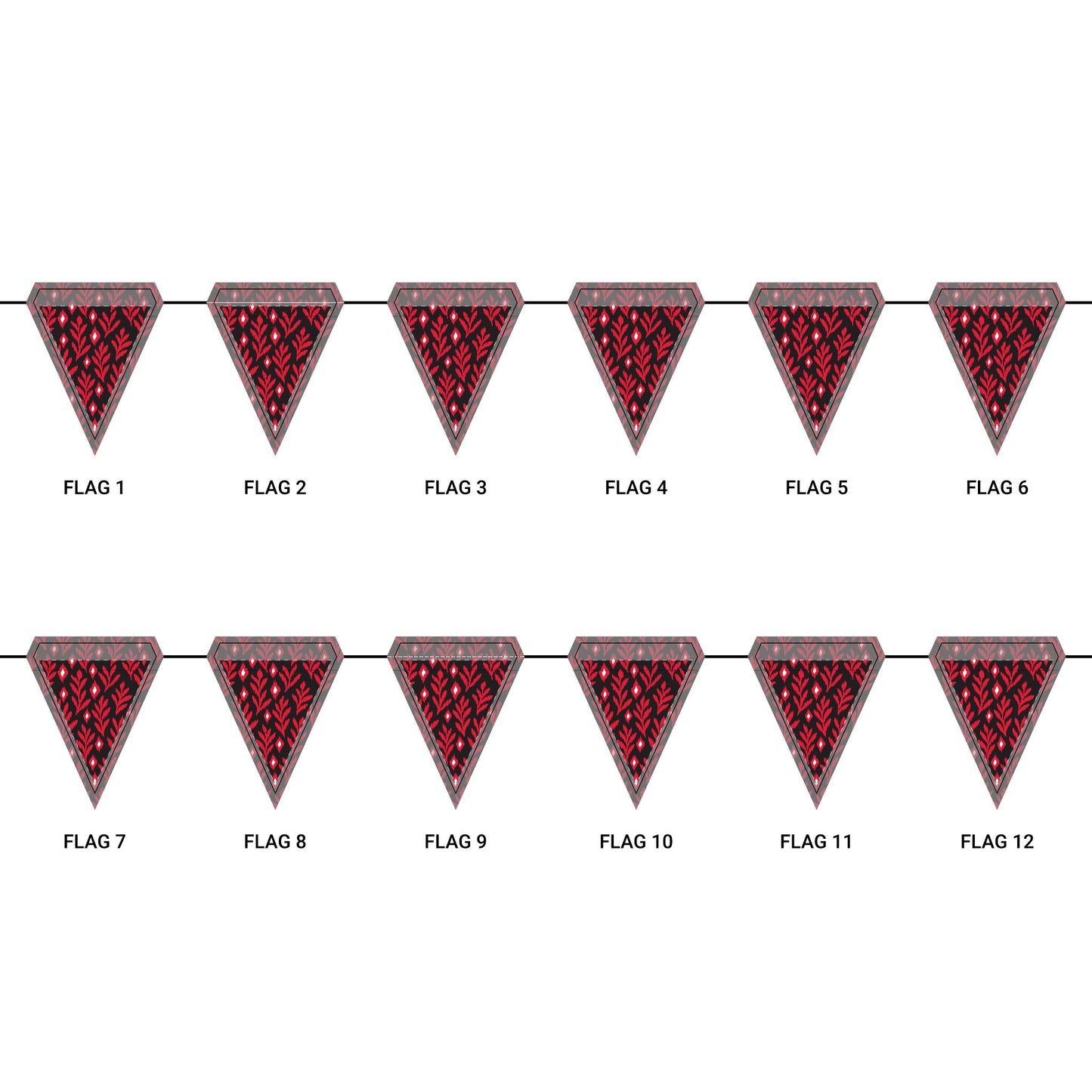 Flag Garland | Raleigh, North Carolina | Laurel