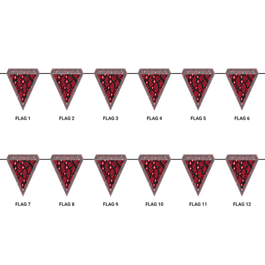 Flag Garland | Raleigh, North Carolina | Laurel