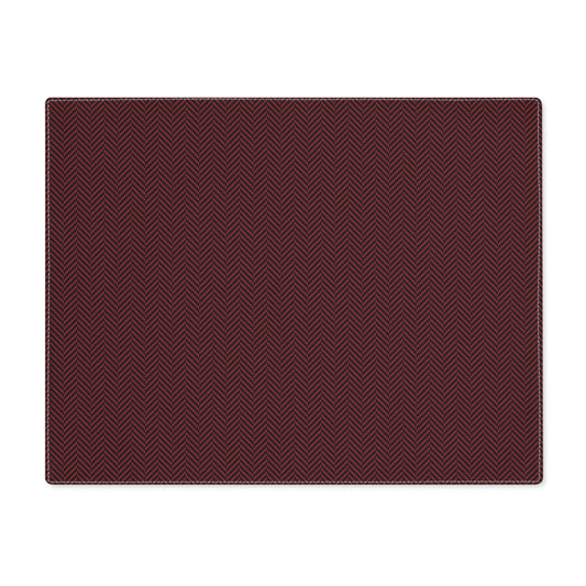 Placemat | Red & Black | Herringbone