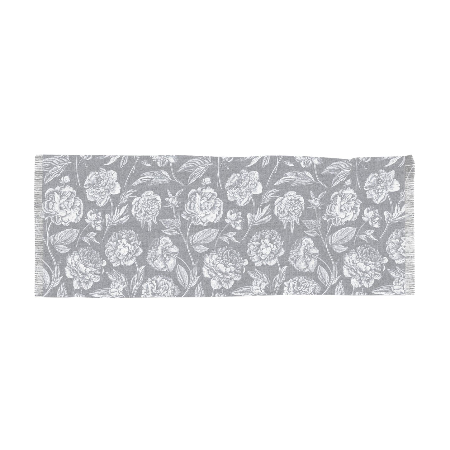 Scarf | Navy & White | Peony