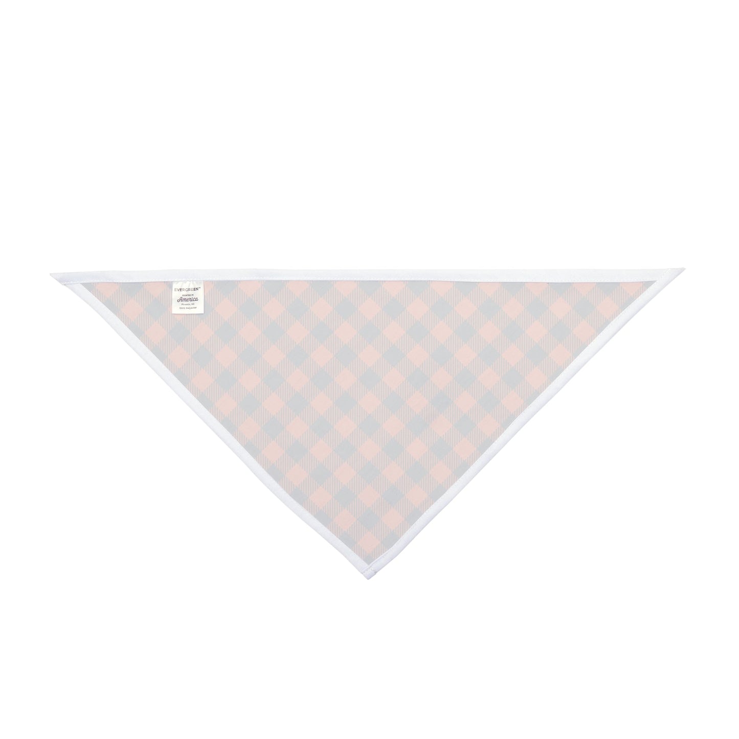 Pet Bandana | Orange & Blue | Gingham