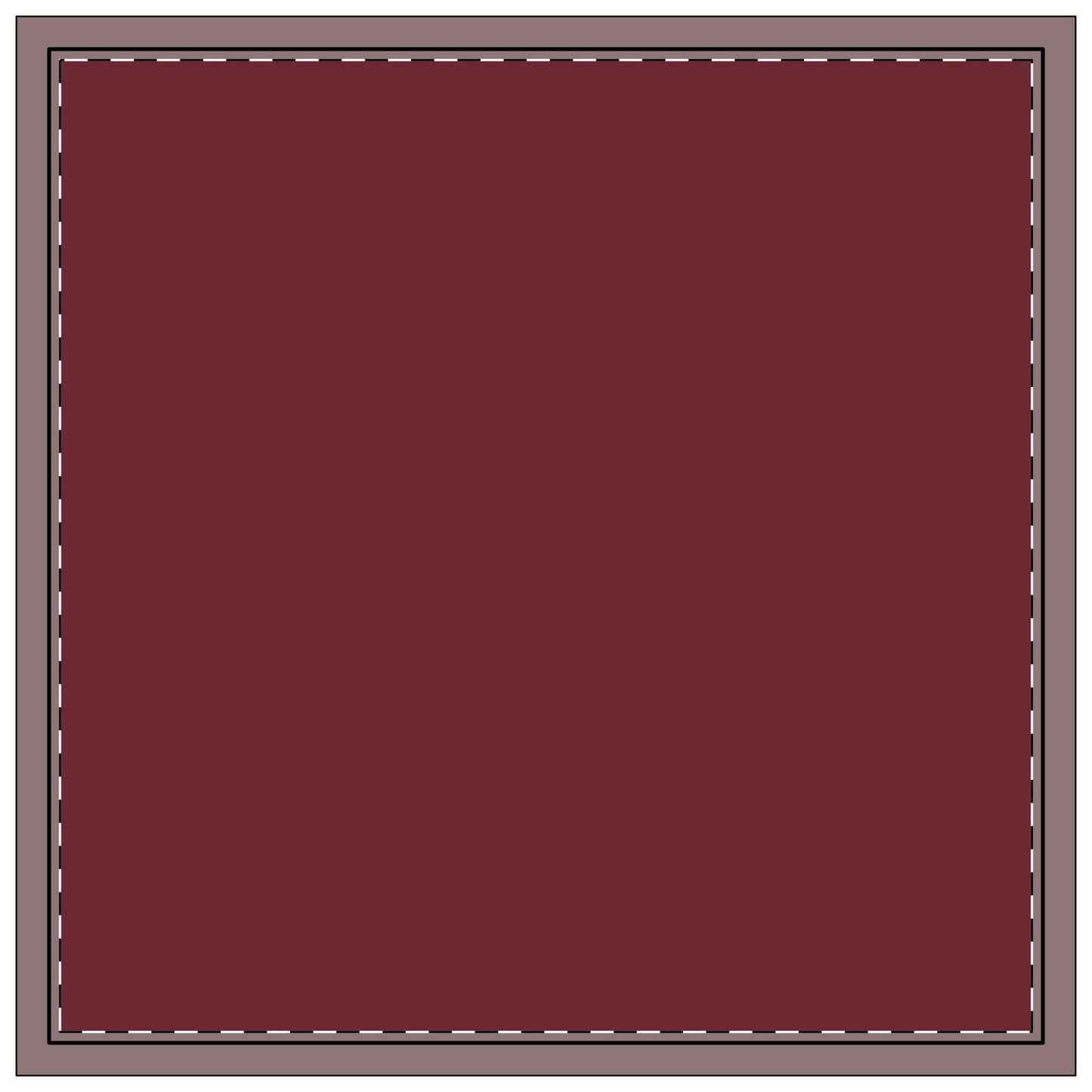 Napkin 4-set | Tuscaloosa, Alabama | Dark (Burgandy)