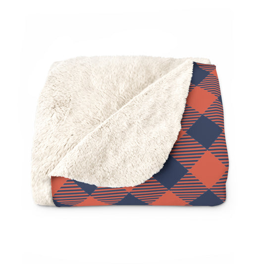 Sherpa Fleece Blanket- Personalized | Charlottesville, Virginia | Gingham