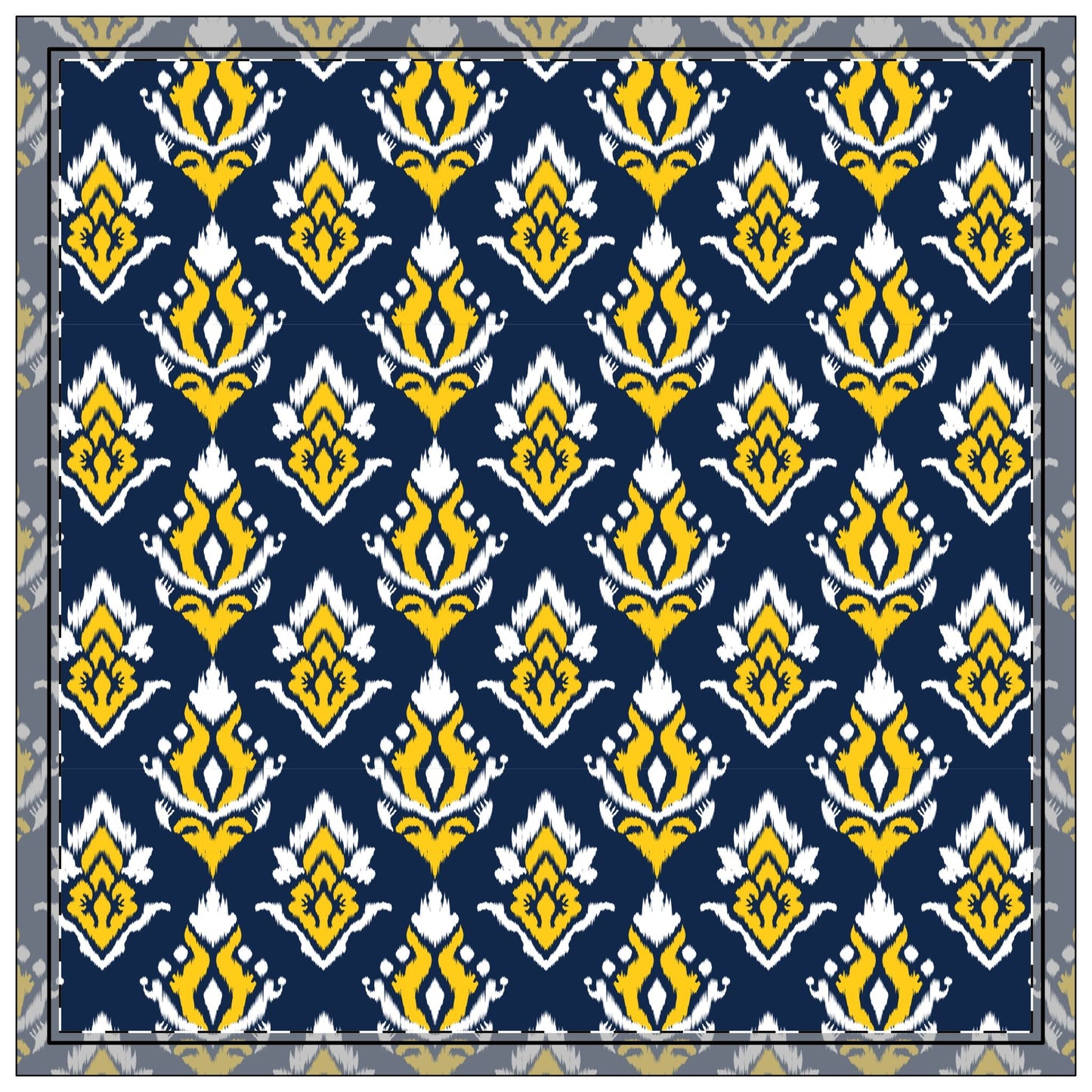 Napkins | Yellow & Blue | Ikat