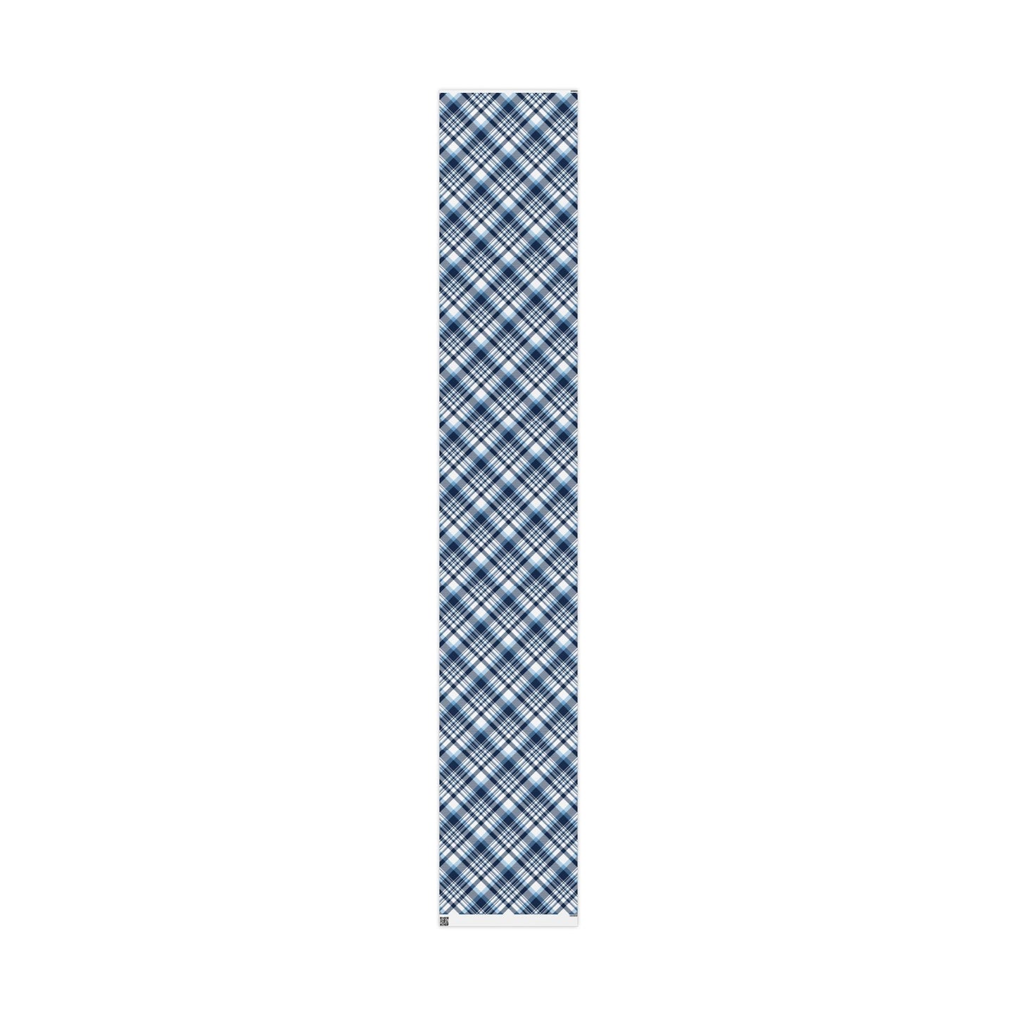 Gift Wrap | Light Blue & White | Tartan