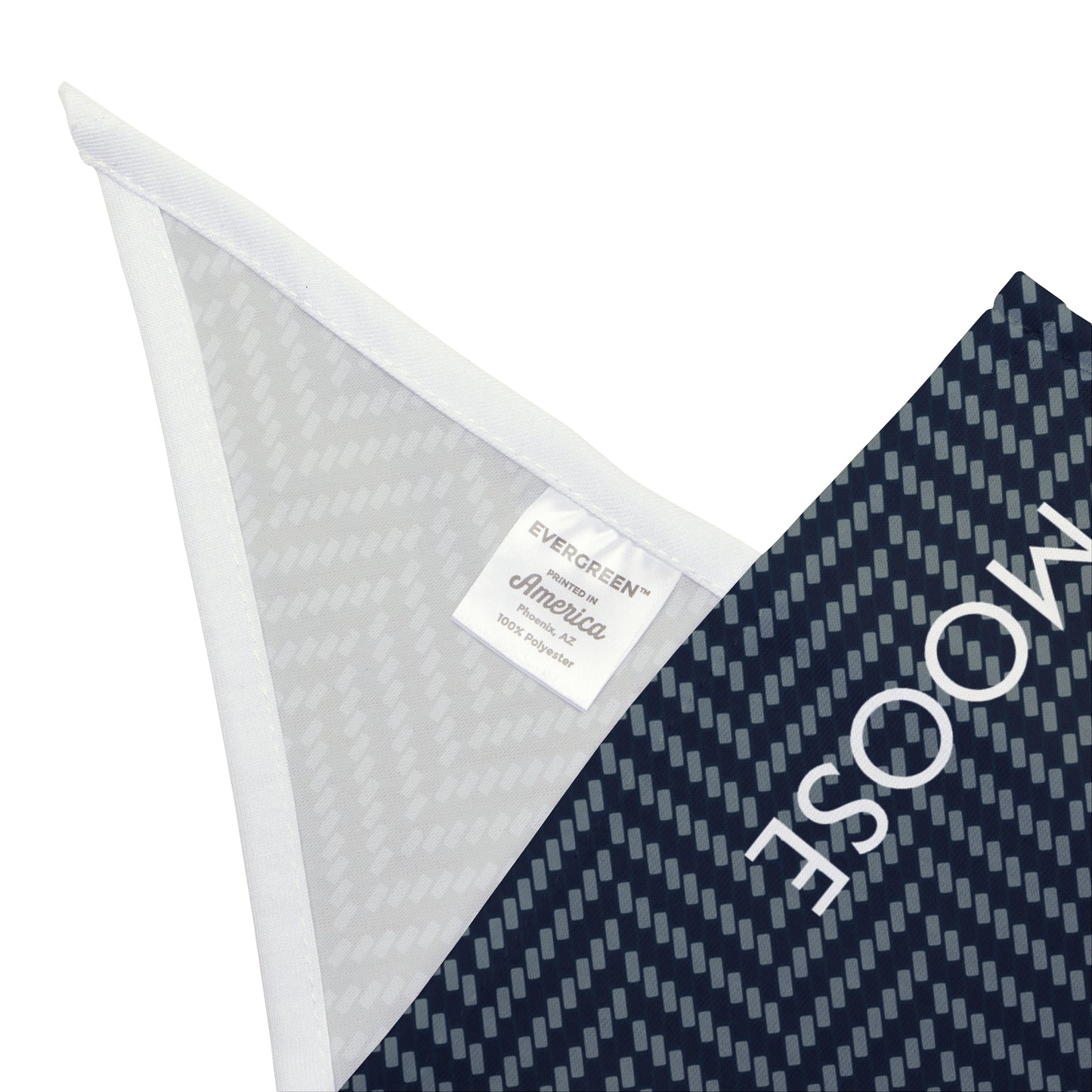 Pet Bandana- Personalized | Navy & White | Herringbone