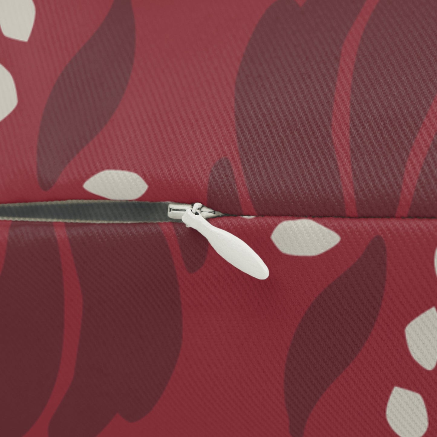 Pillow | Maroon & White | Bellis