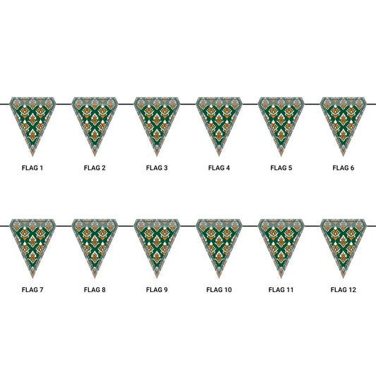 Flag Garland | Miami, Florida | Ikat
