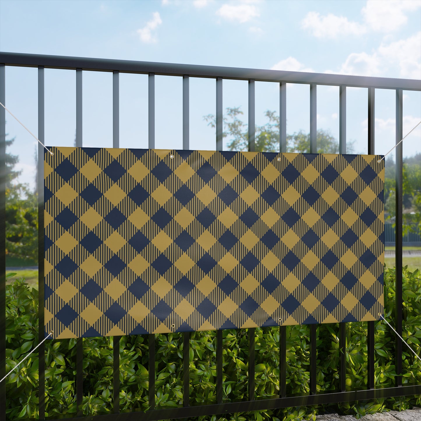 Banner | Notre Dame, Indiana | Gingham