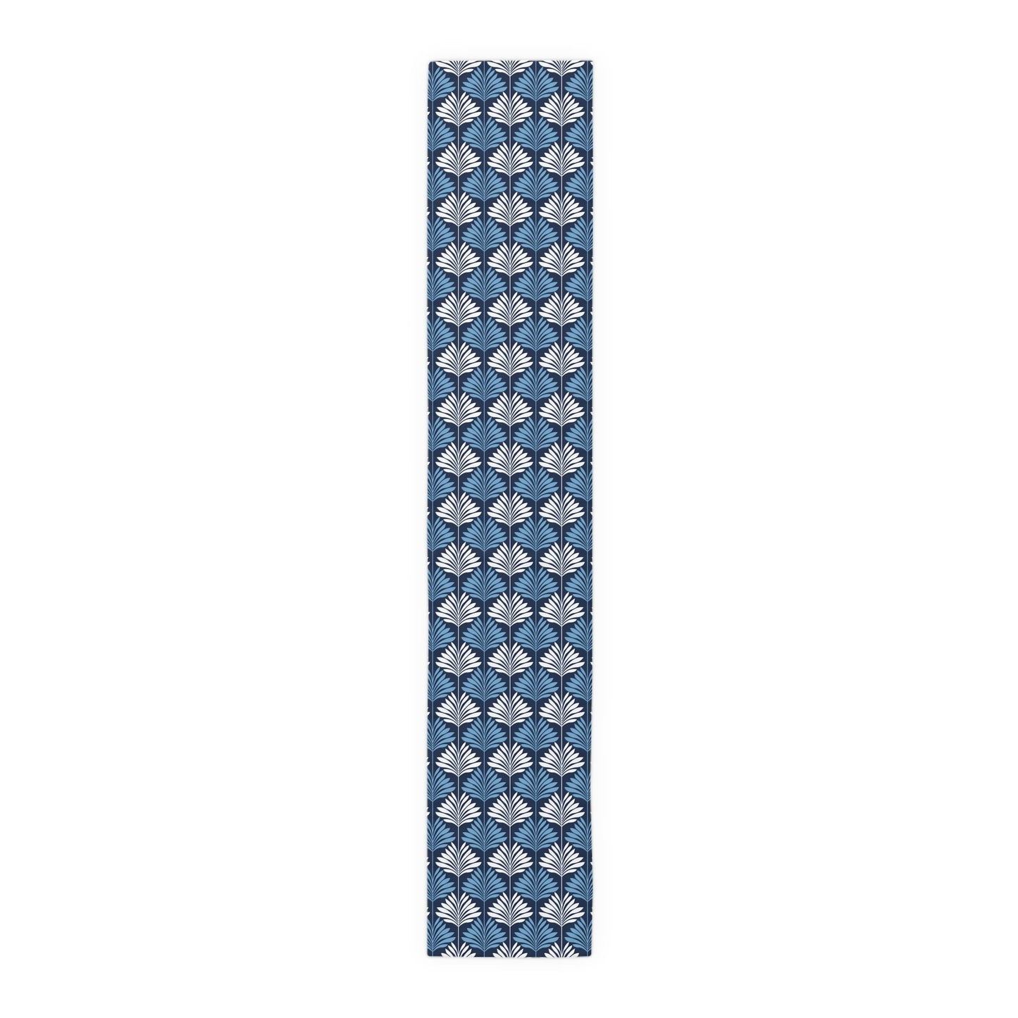 Table Runner | Light Blue & White | Deco