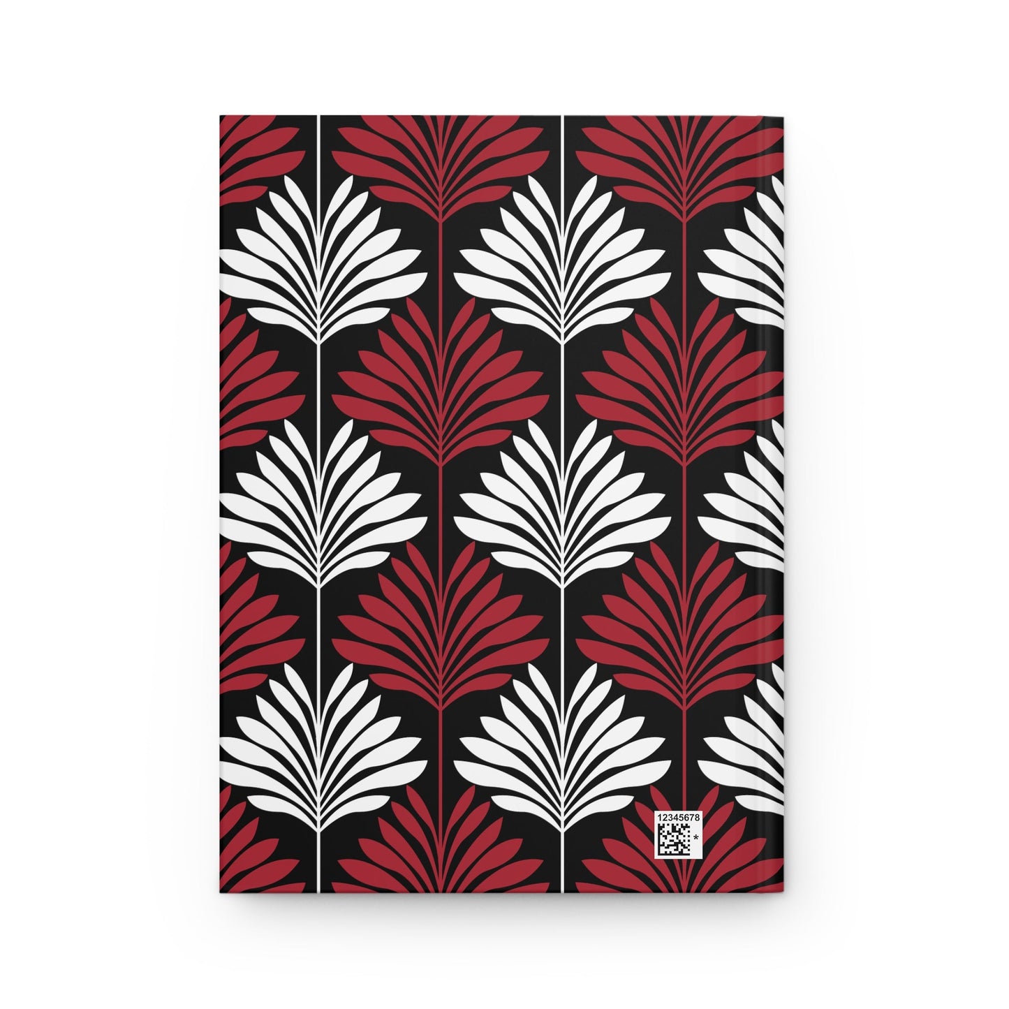 Hardcover Journal | Red & Black | Deco