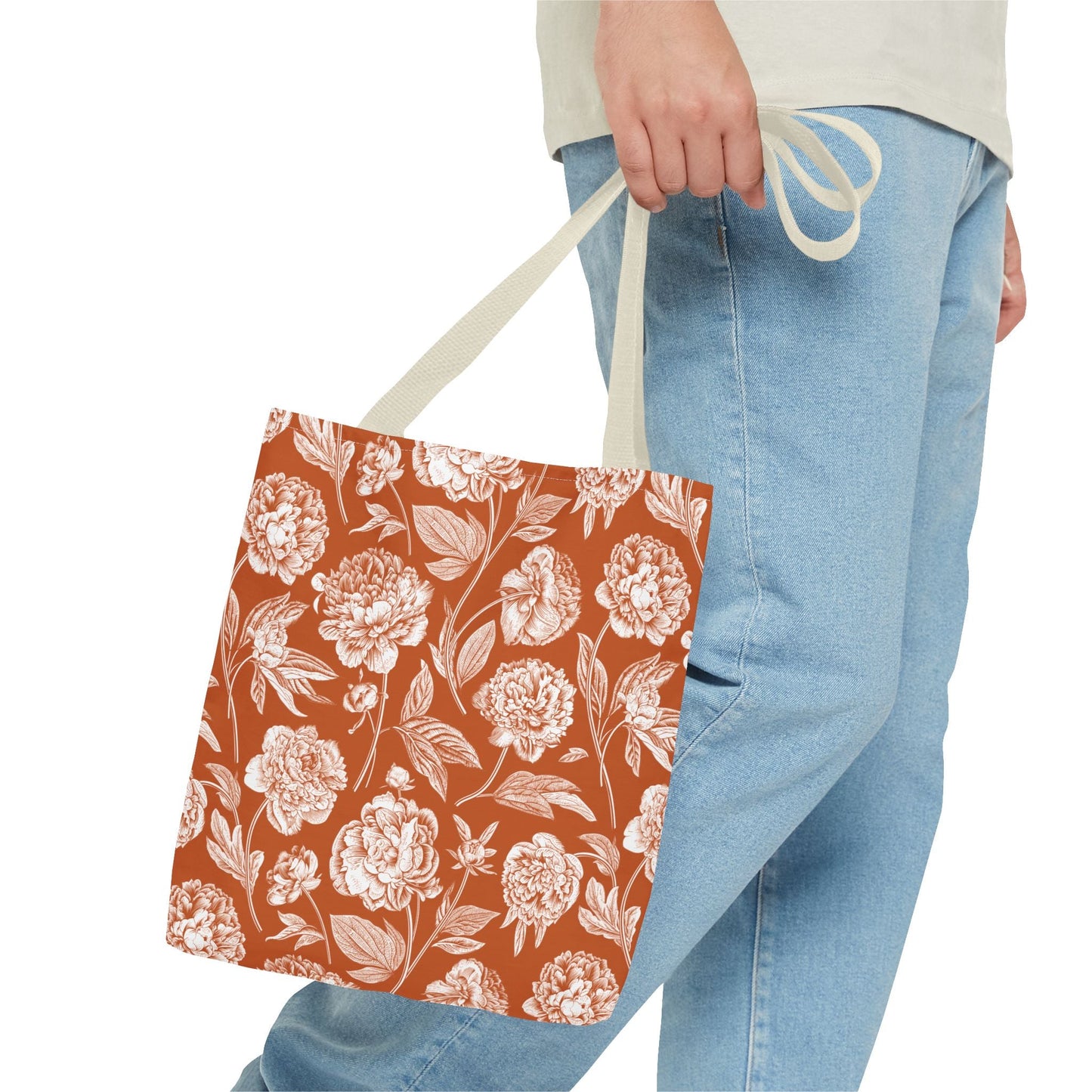 Totes | Dark Orange & White | Peony