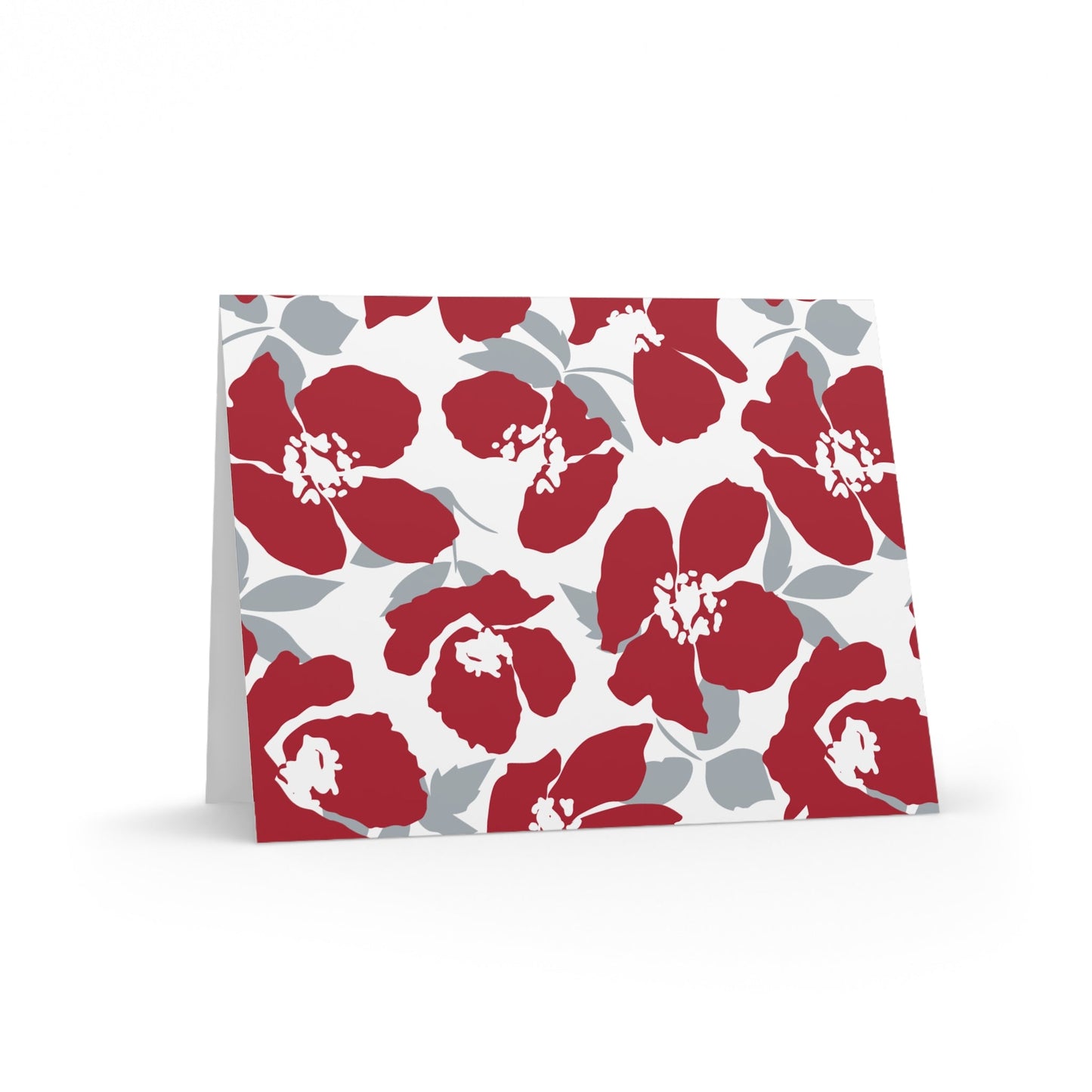 Notecards | Red & Gray | Poppy