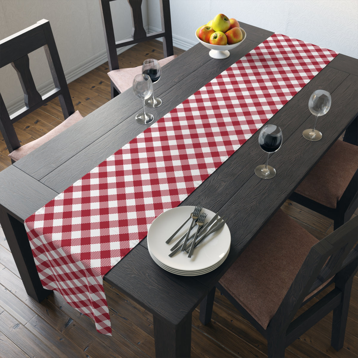 Table Runner | Bloomington, Indiana | Gingham