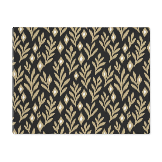 Placemat | Black & Gold | Laurel