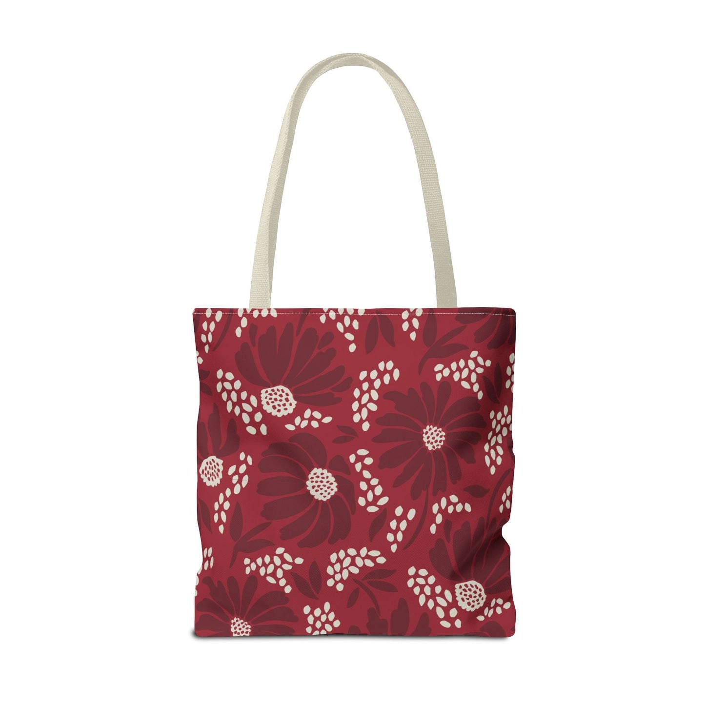 Tote Bag | Maroon & White | Bellis
