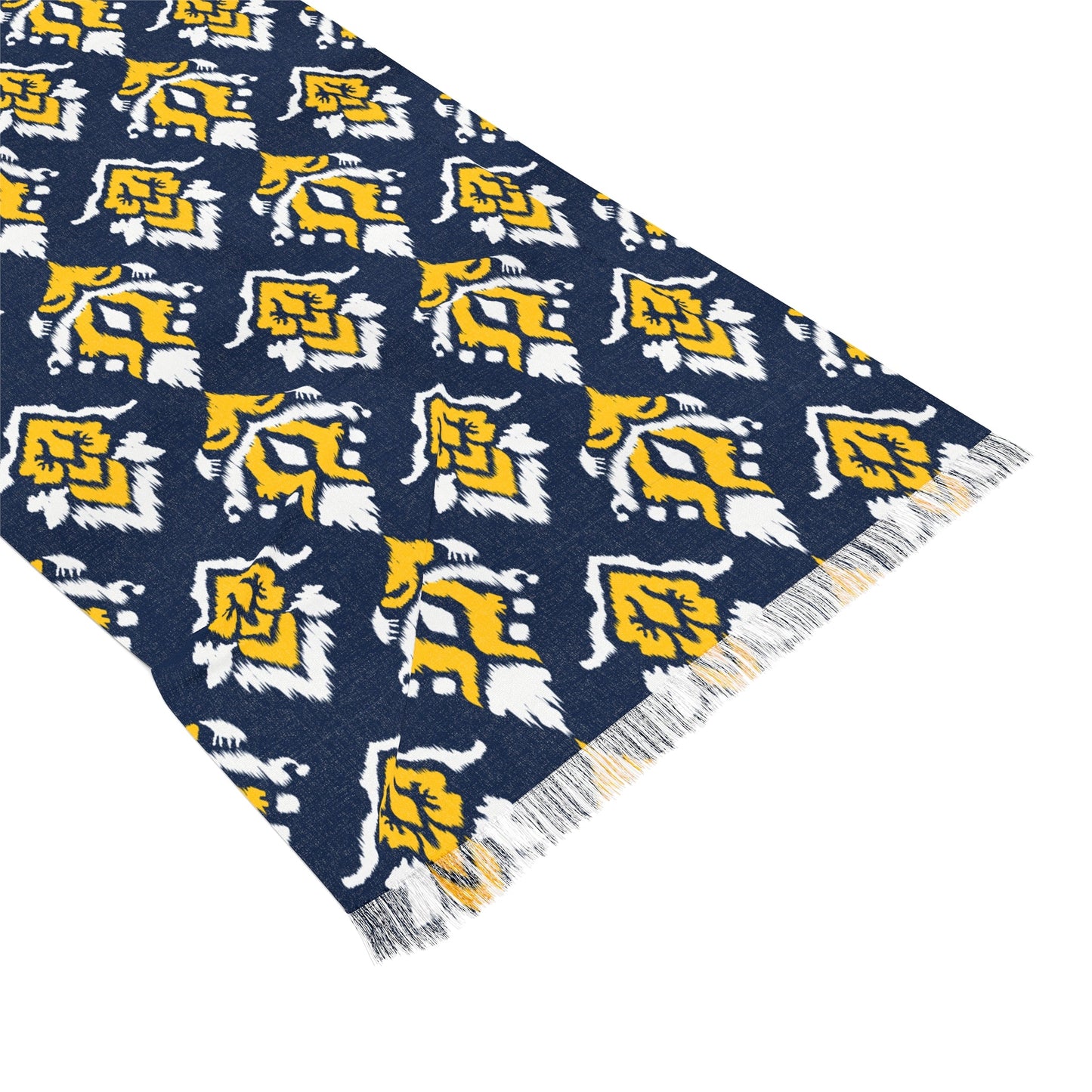 Scarf | Yellow & Blue | Ikat