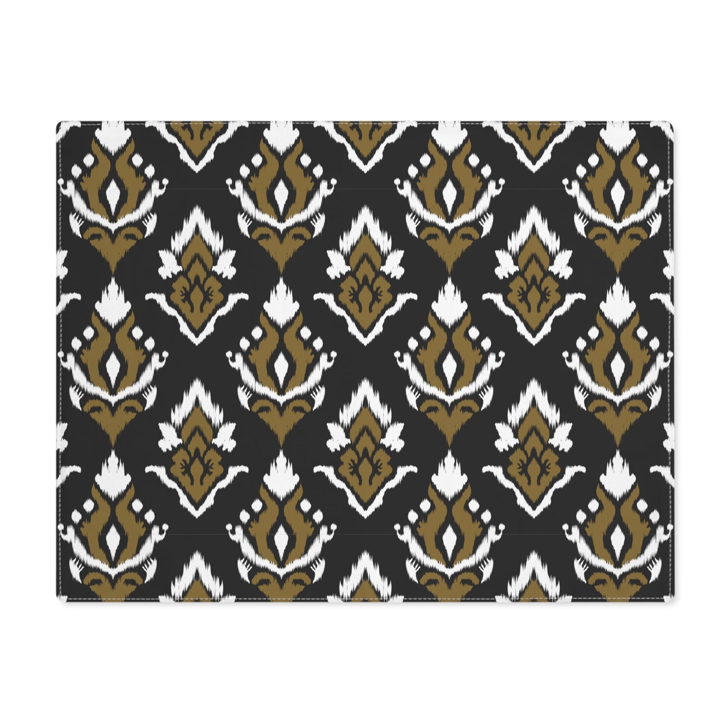 Placemat | Black & Gold | Ikat