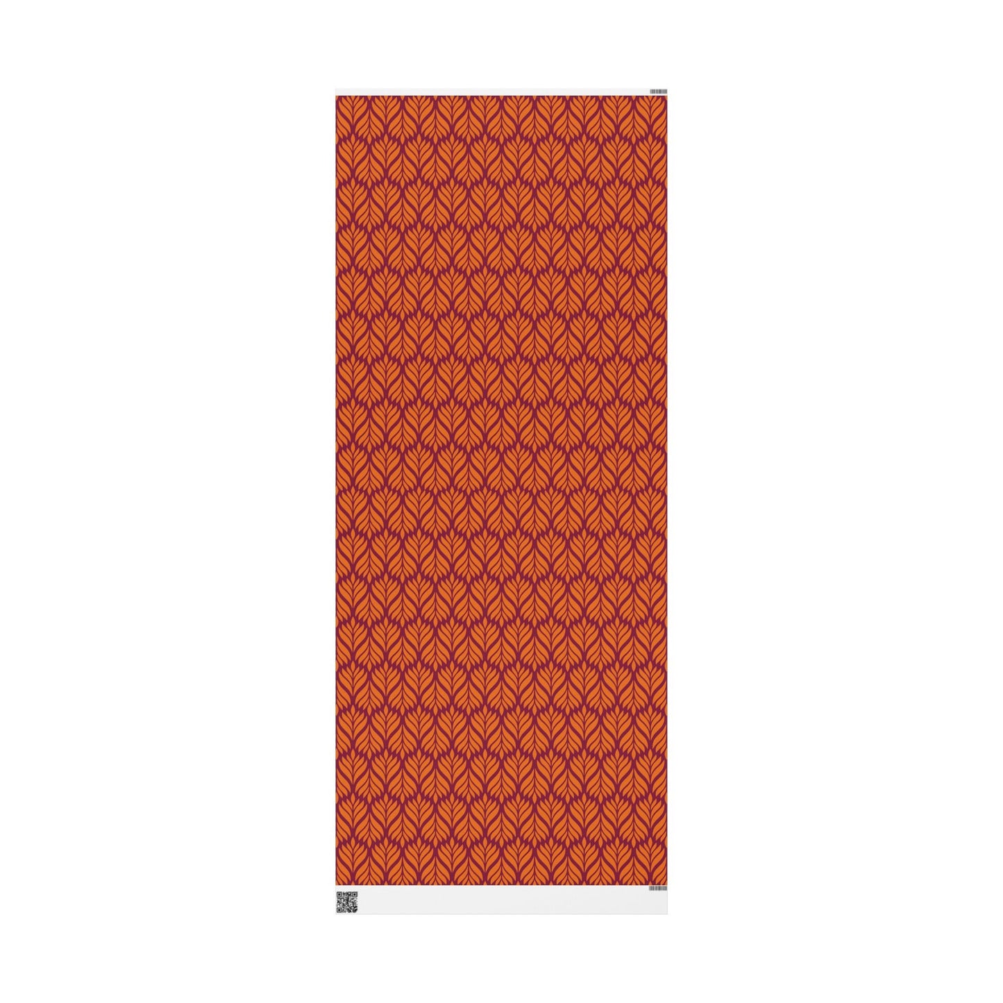 Gift Wrap | Maroon & Orange | Palm
