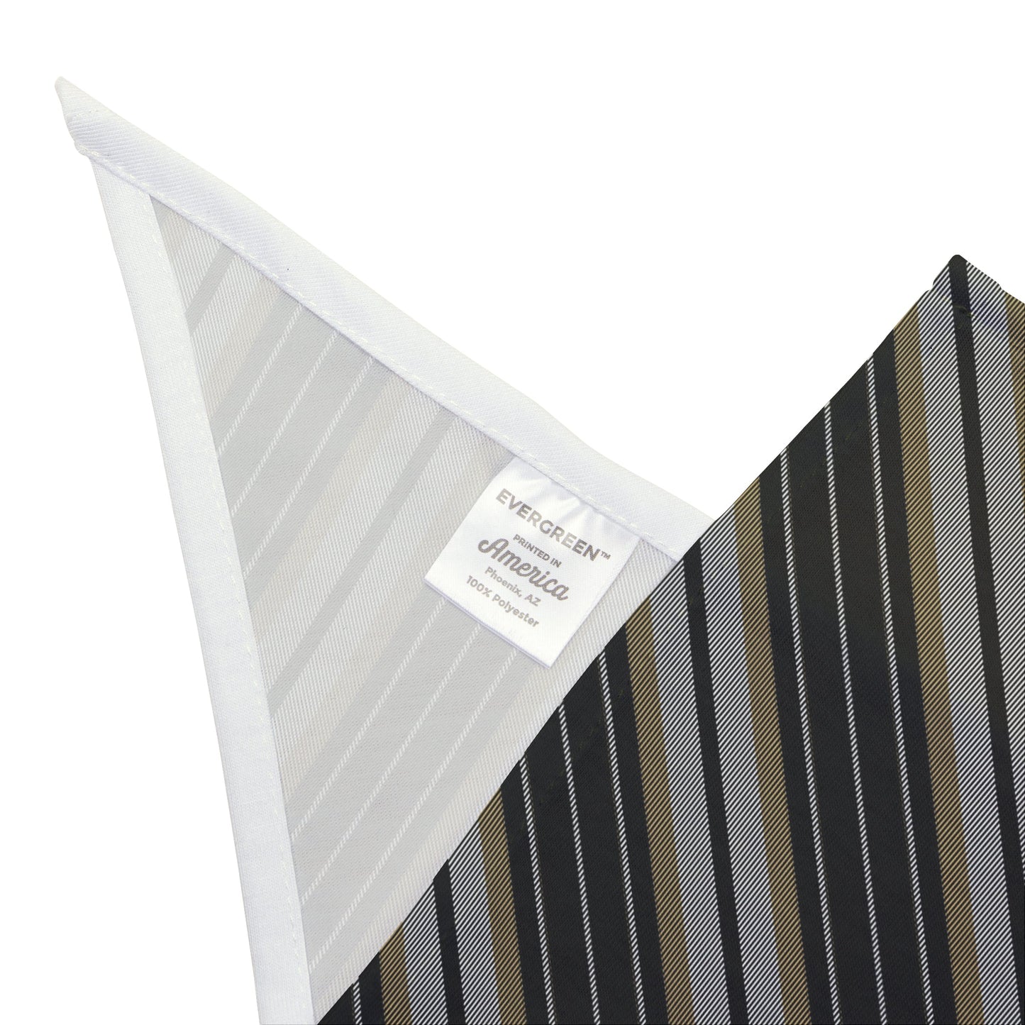 Pet Bandana | Black & Gold | Stripe