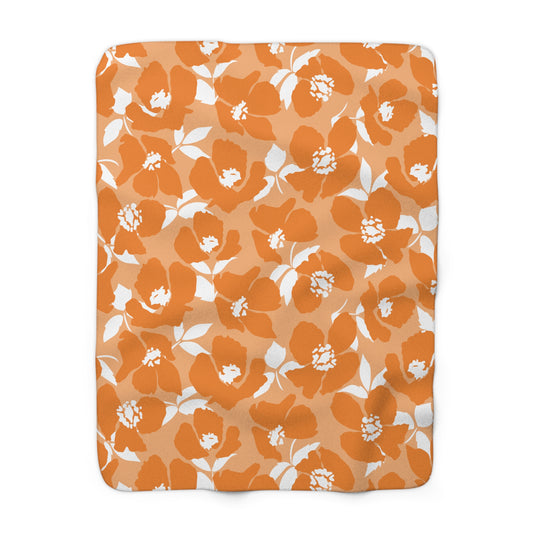 Sherpa Fleece Blanket | Knoxville, Tennessee | Poppy