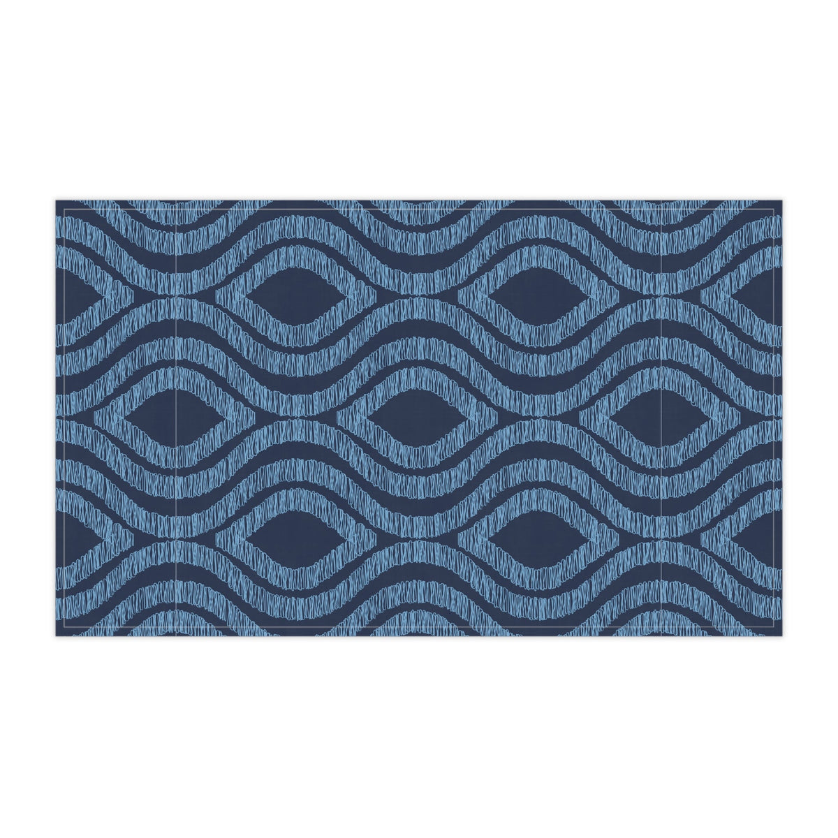 Tea Towels | Light Blue & White | Ogee