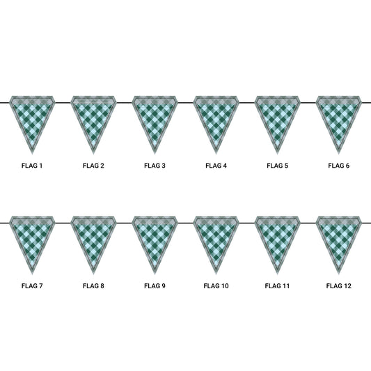 Flag Garland | New Orleans, Louisiana | Gingham