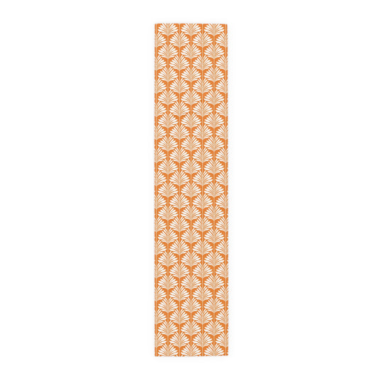 Table Runner | Orange & White | Deco