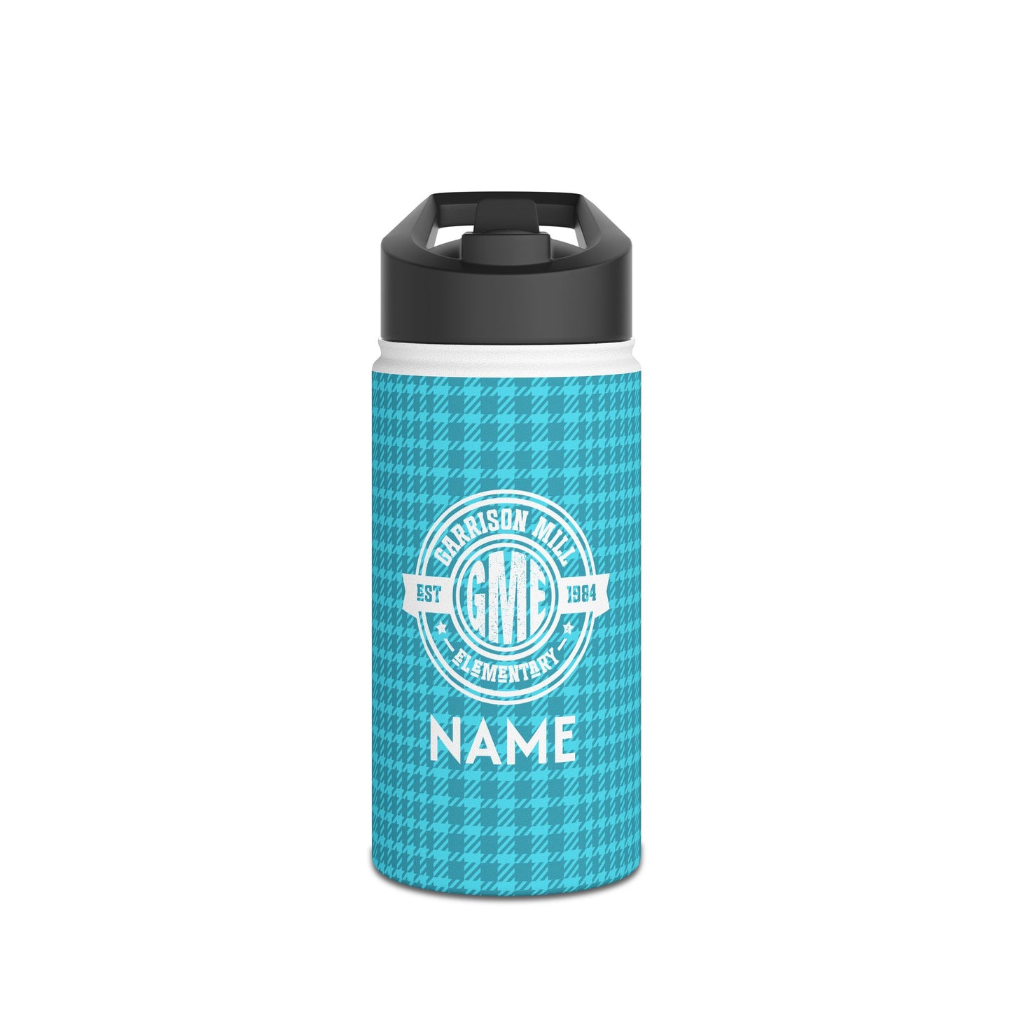 Insulated Water Bottle | Greyhounds | Teal Tartan