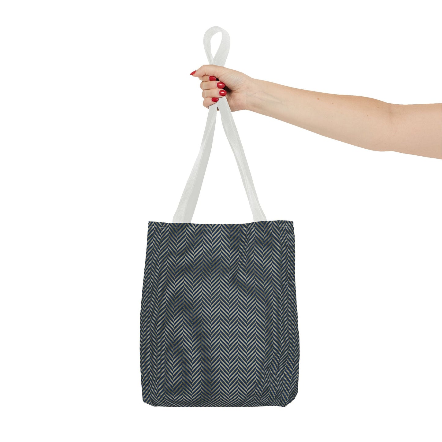 Totes | Blue & Gold | Herringbone