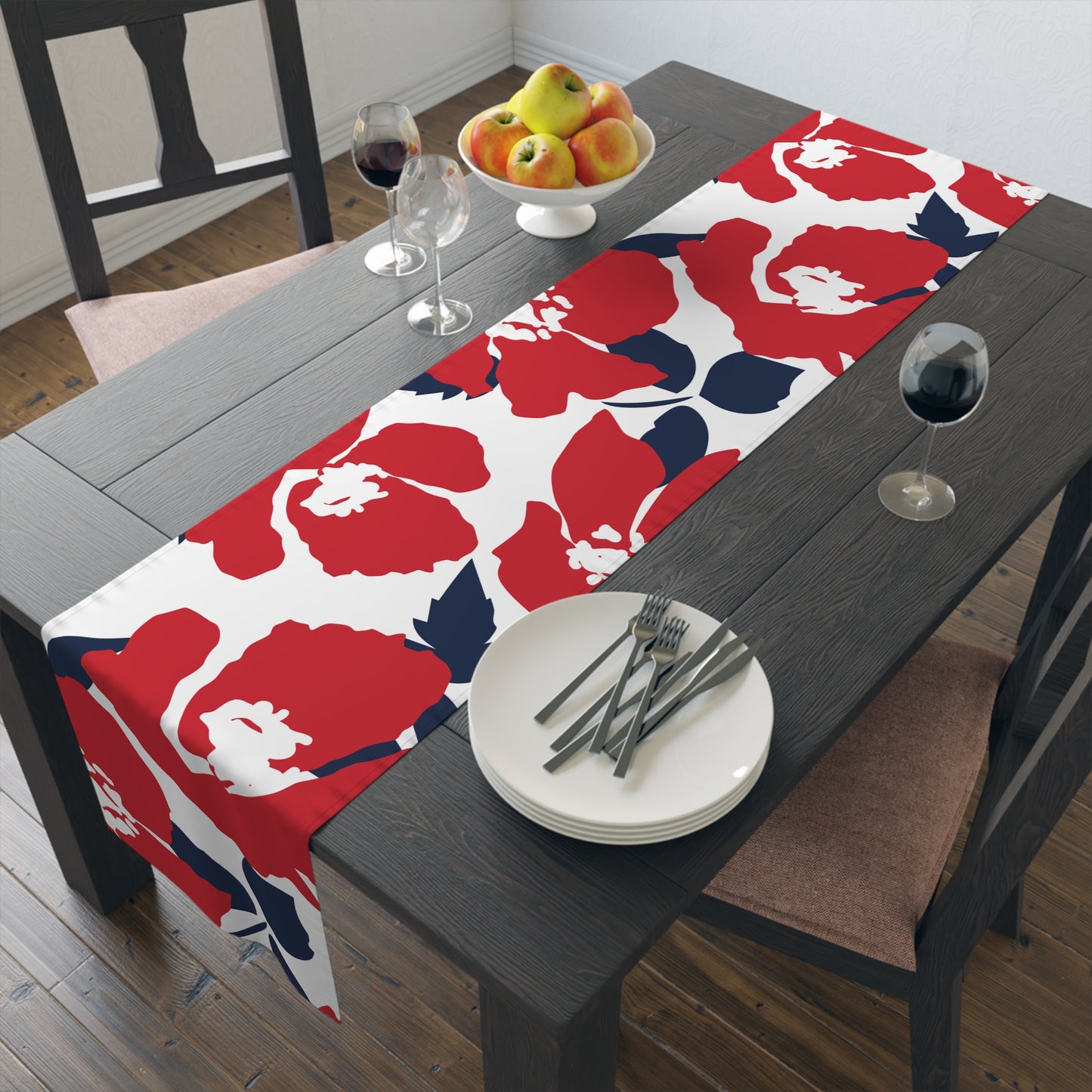 Table Runner | Oxford, Mississippi | Poppy