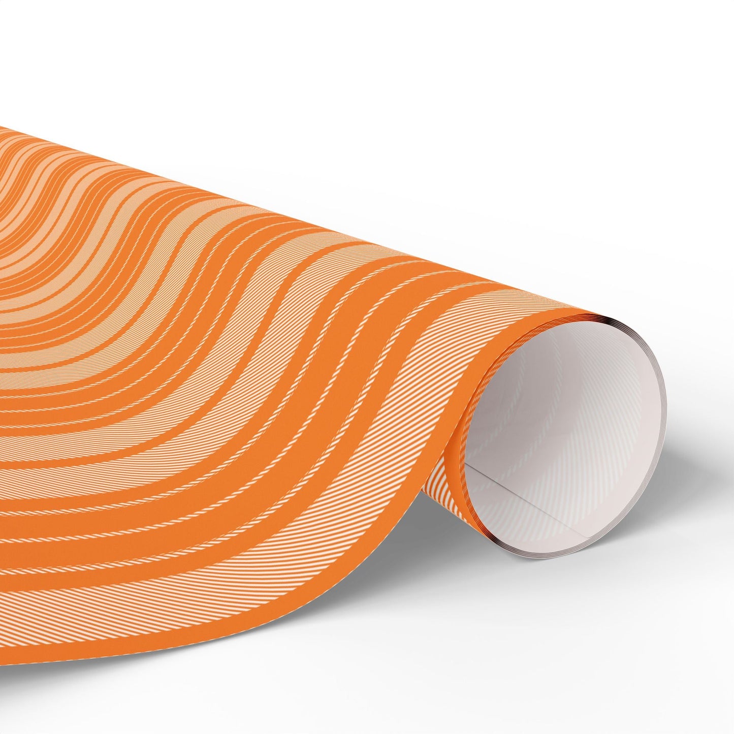 Gift Wrap | Orange & White | Stripe